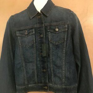 THE LIMITED BLUE DENIM JEAN JACKET NEW WITH TAGS  -SIZE - LARGE